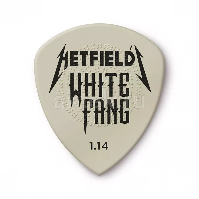 Dunlop PH122R114 Hetfield's White Fang Custom медиаторы, 1,14 мм, Flow
