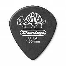 Dunlop 482P135 Tortex Pitch Black Jazz медиаторы, 1,35 мм
