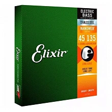 Elixir 14782 NanoWeb струны для 5-струнной бас-гитары, 45-135 2 Elixir 14782 NanoWeb струны для 5-струнной бас-гитары, 45-135 2