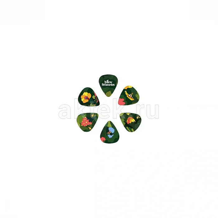 D’Addario 1CWH4-11B2 Yellow Submarine Pepperland Woods медиаторы, 0,70 мм