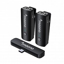 Maono WM600 C2 ультракомпактная двухканальная беcпроводная система