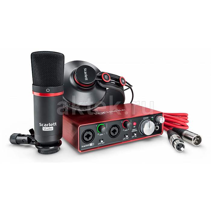 Студийный комплект FOCUSRITE Scarlett 2i2 Studio 2nd Gen 2