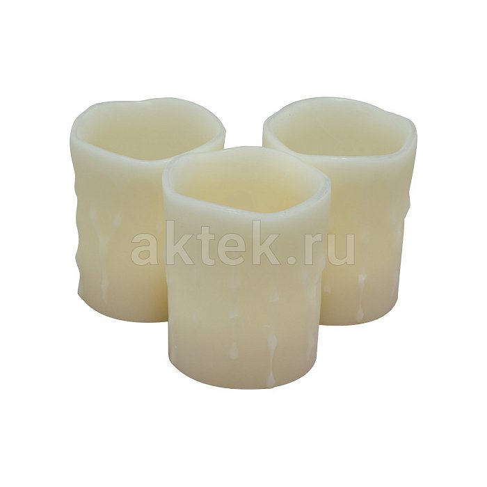 Светодиодные свечи, тающий эффект 10х8 см FL086 2
