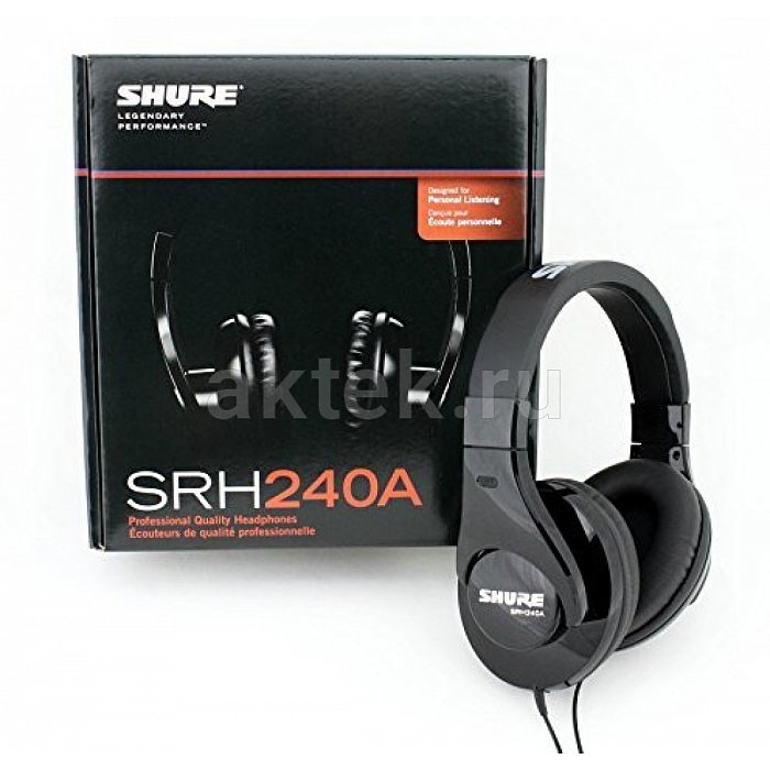 Наушники профессиональные SHURE SRH240A 4