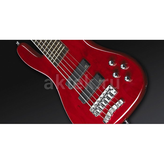 Бас-гитара Warwick GPS Streamer LX 6 Burgundy Red 3