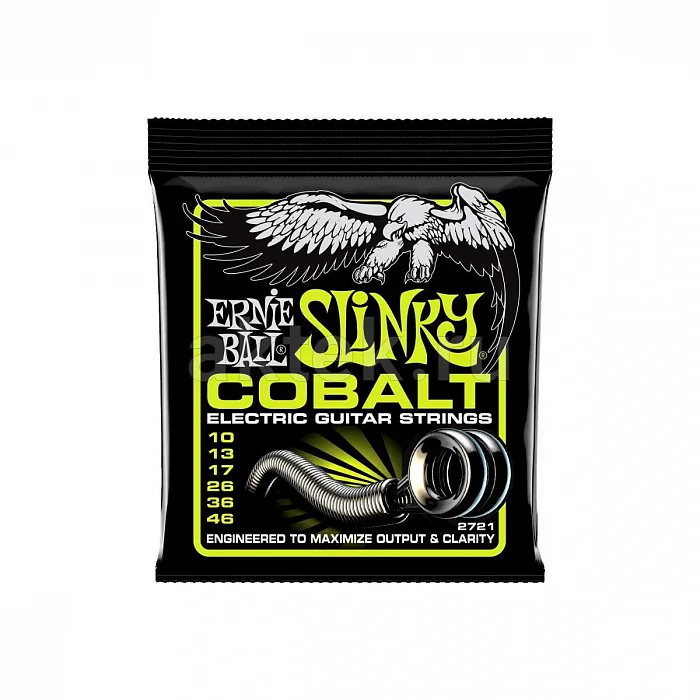 Ernie Ball 2721 Cobalt Regular Slinky струны для электрогитары, 10-46