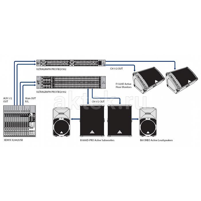 Эквалайзер Behringer FBQ3102 4