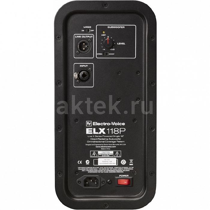 Сабвуфер активный Electro-Voice ELX118P 3