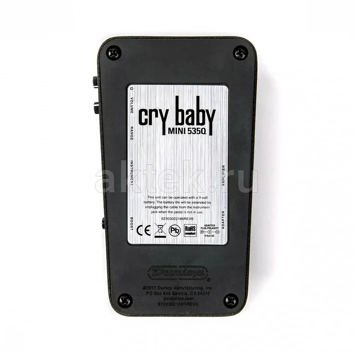 Dunlop CBM535Q Cry Baby Mini Multi-Wah педаль вау-вау 4