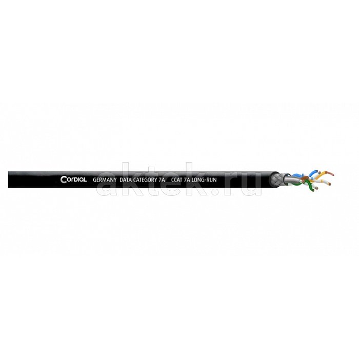 Cordial CCAT 7A LONG-RUN кабель Ethernet Сat7a с малым уровнем