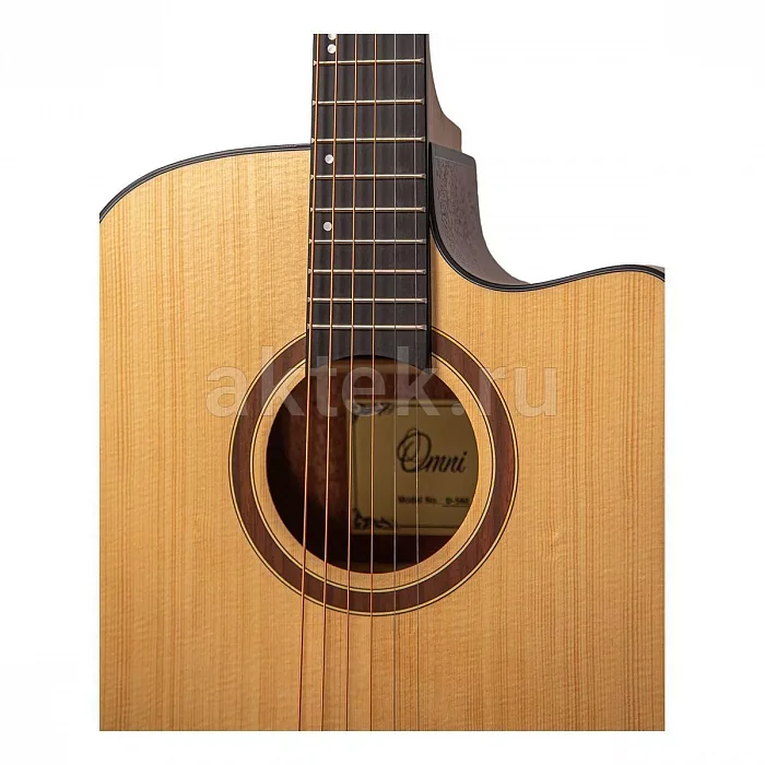 Omni D-560 акустическая гитара, корпус из махагони 4