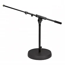 K&M 25960-300-55 низкая микрофонная стойка-журавль, 430 мм, стрела 425–725 мм
