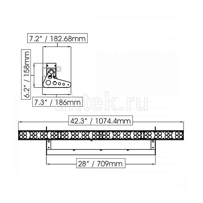Светодиодная RGB панель Elation ELED Strip RGBW 4