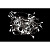 Елочная светодиодная гирлянда CL-03 40led 5000K 3,9м