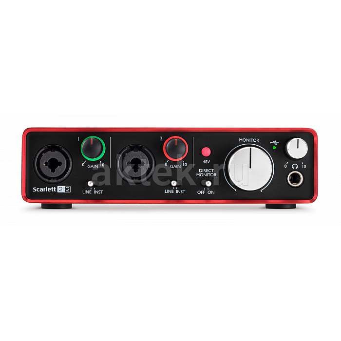 Аудиоинтерфейс FOCUSRITE Scarlett 2i2 2nd Gen 4