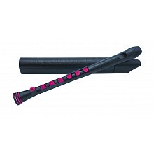 Блок-флейта NUVO Recorder+ Black/Pink with hard case