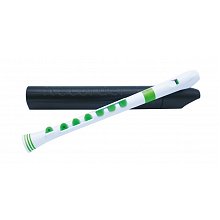 Блок-флейта NUVO Recorder+ White/Green with hard case