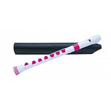 Блок-флейта NUVO Recorder+ White/Pink with hard case