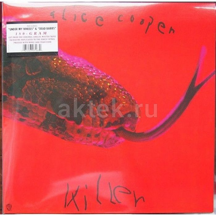 Виниловая пластинка ALICE COOPER - KILLER 180 GRAM BLACK VINYL 12" 3