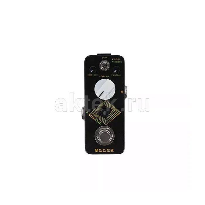 Mooer EchoVerb мини-педаль цифрового дилея и реверберации, Tap Tempo