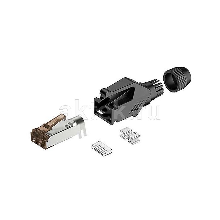ROXTONE RJ45C5E-PH-BK разъём RJ45, чёрный 4