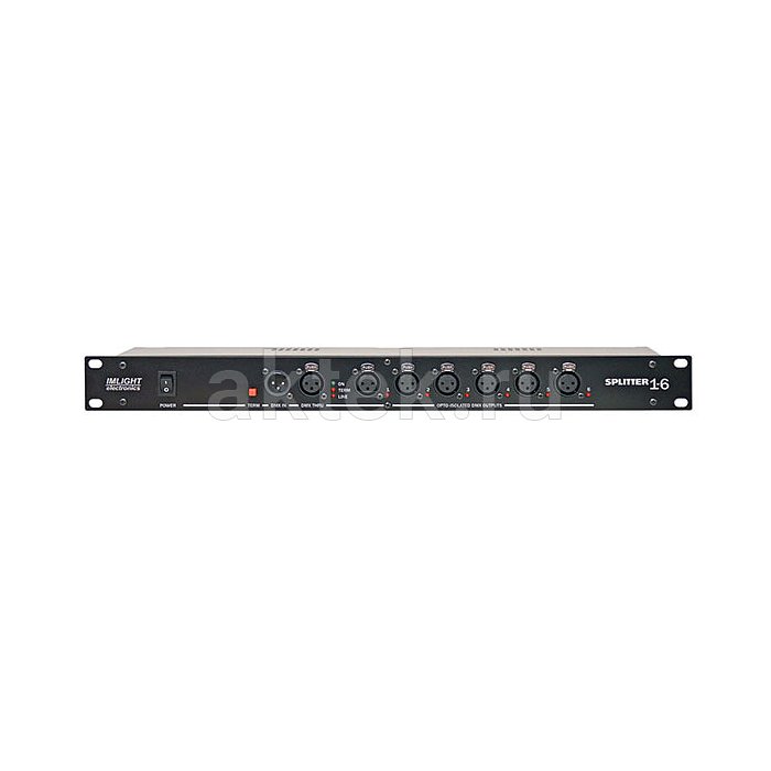 ИМЛАЙТ SPLITTER 1-6-5pin DMX-сплиттер, 6 выходов, 1U