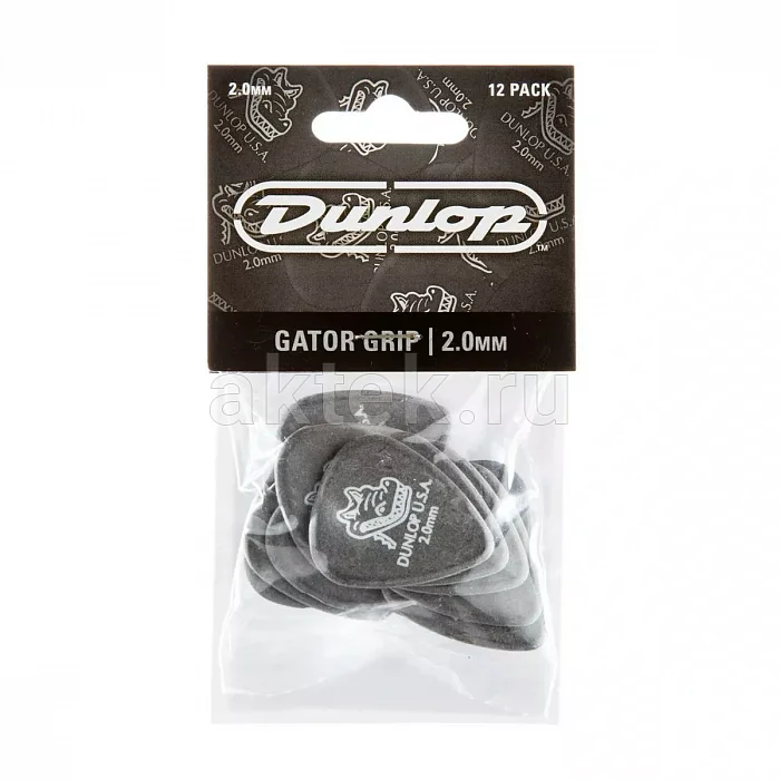 Dunlop 417P200 Gator Grip Standard 12Pack медиаторы, 2 мм 4