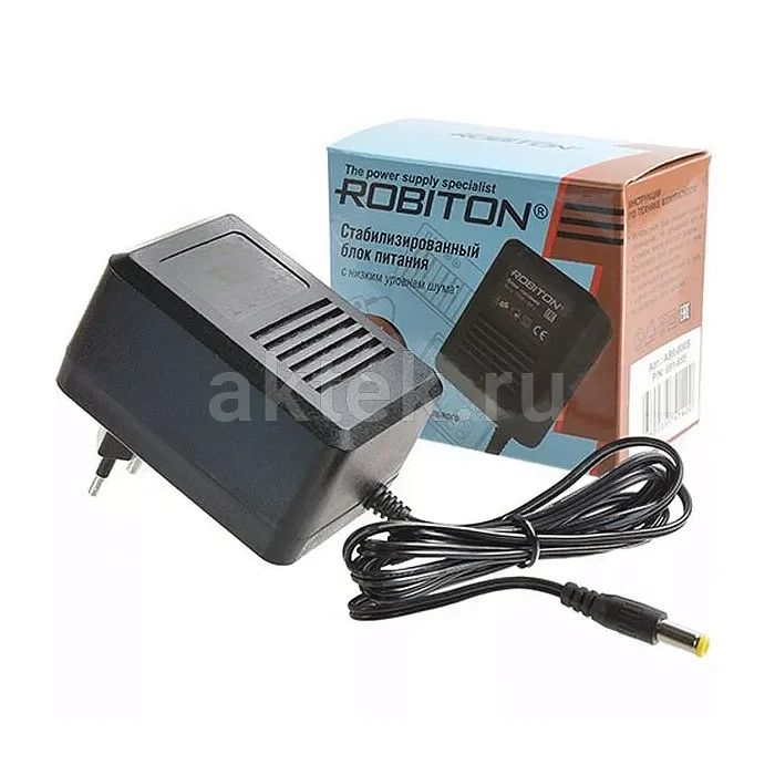 Robiton AB9-800S (-) трансформаторный блок питания, 9 В
