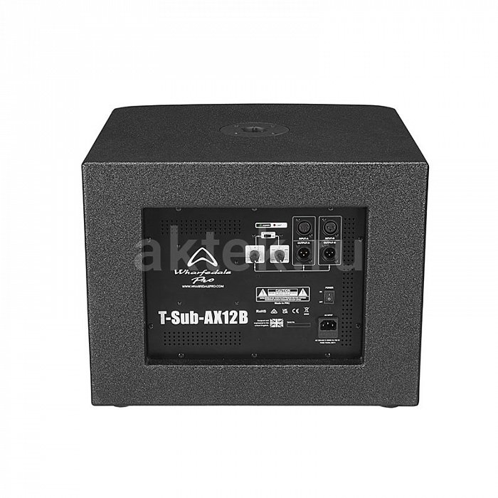 Wharfedale Pro T-SUB-AX12B активный сабвуфер, 500 Вт RMS, 130 дБ 7