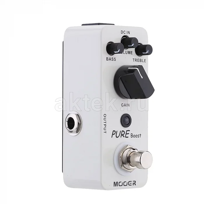 Mooer Pure Boost педаль бустера, усиление 20 дБ 3
