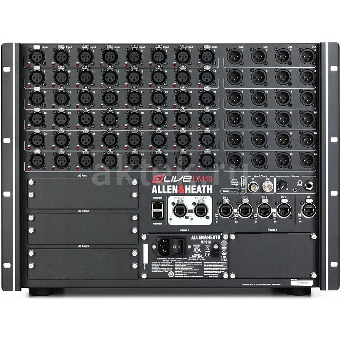 Цифровой стейджбокс Allen & Heath dLive DM48 MixRack Ultra FX