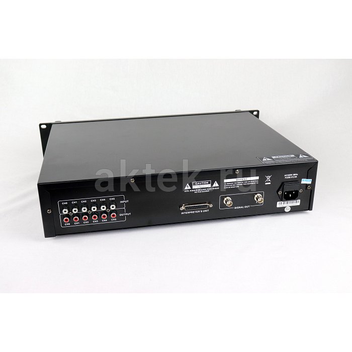 RFIntell LH-400M центральный блок ИК-системы синхроперевода, 6 языков 3
