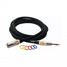 Rockcable RCL30386 D6 M BA кабель XLR–Jack 6,3