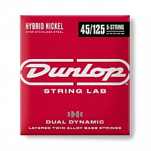 Dunlop DBHYN45125 Dual Dynamic Hybrid Nickel струны для 5-струнной бас-гитары
