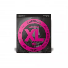 D'Addario ECB81 комплект струн, калибр 45-100, плоская обмотка