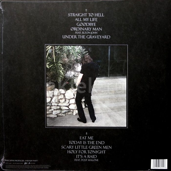 Виниловая пластинка OZZY OSBOURNE - ORDINARY MAN 180 GRAM BLACK VINYL 12" 2