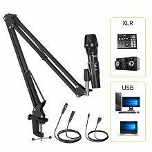 Maono AU-HD300S USB/XLR-микрофон динамический кардиоидный с кнопкой