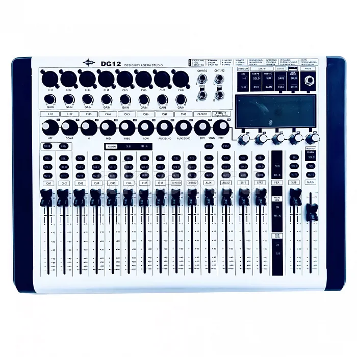 ROSS DG12 цифровой микшер, 10 каналов, Bluetooth 2