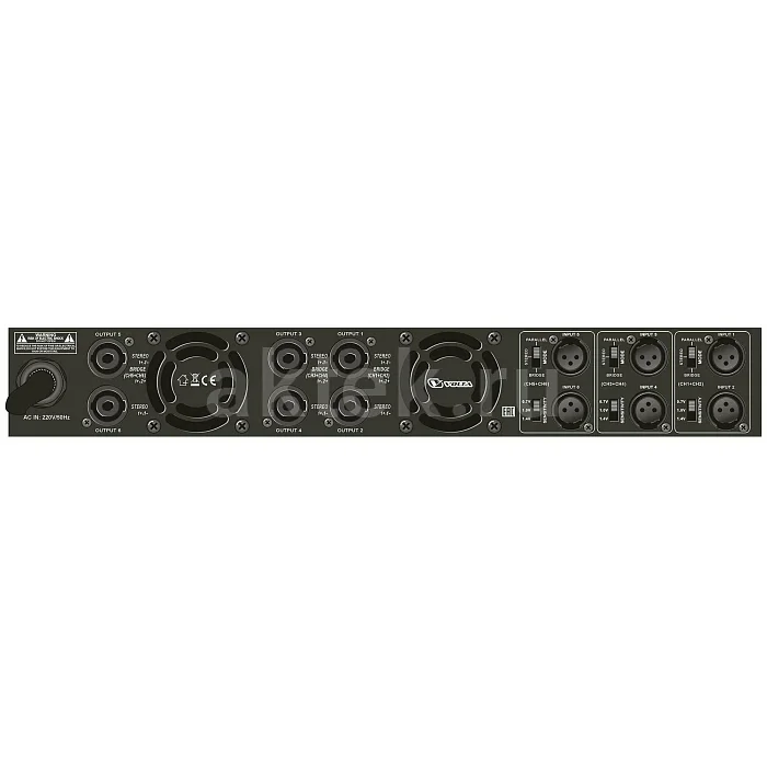 VOLTA LIVE 4.600 концертный усилитель мощности, 4×600 Вт, 4 канала 2