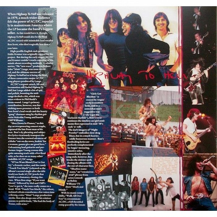Виниловая пластинка AC/DC - HIGHWAY TO HELL 180 GRAM BLACK VINYL 12" 4