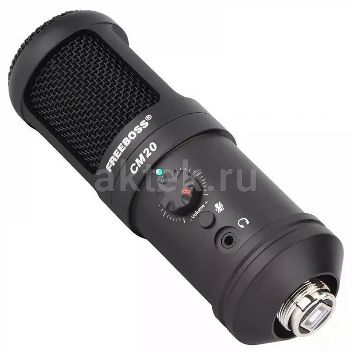 FREEBOSS CM20 студийный USB-микрофон, 48 кГц/16 бит 4