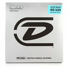 Dunlop DBMMS45125 Marcus Miller струны для 5-струнной бас-гитары, 45-125