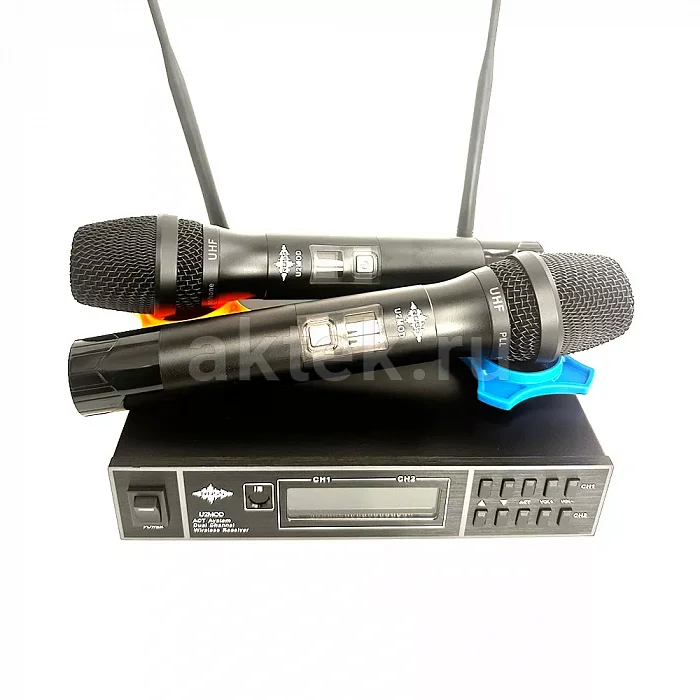 ROSS U2MOD микрофонная радиосистема, 2 микрофона, 551,000–570,600 МГц