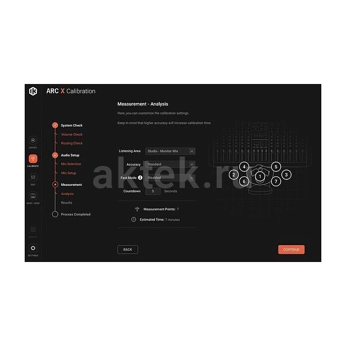 Система коррекции мониторов IK Multimedia ARC X 4