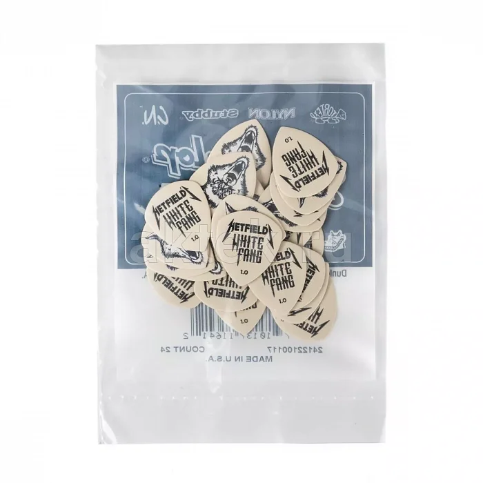 Dunlop PH122R100 Hetfield's White Fang Custom медиаторы, 1 мм 3