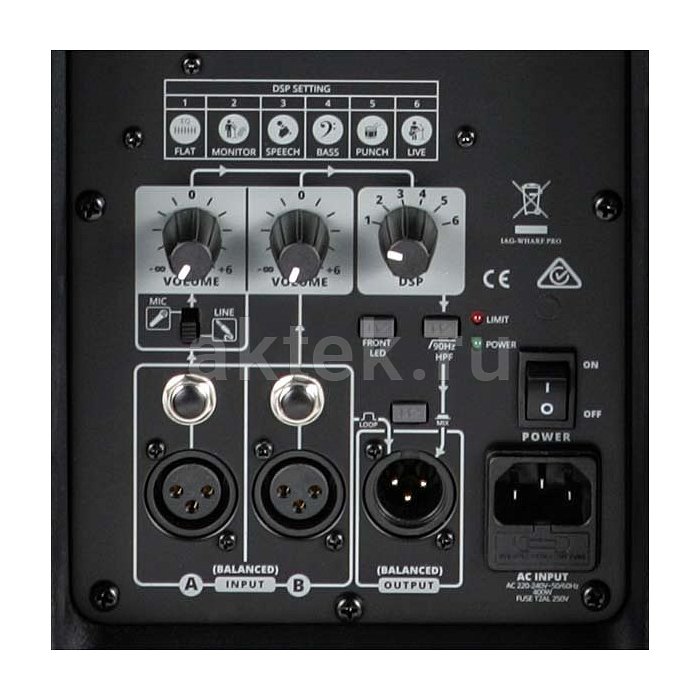 Wharfedale Pro TITAN AX12 активная акустическая система, 300 Вт RMS 3