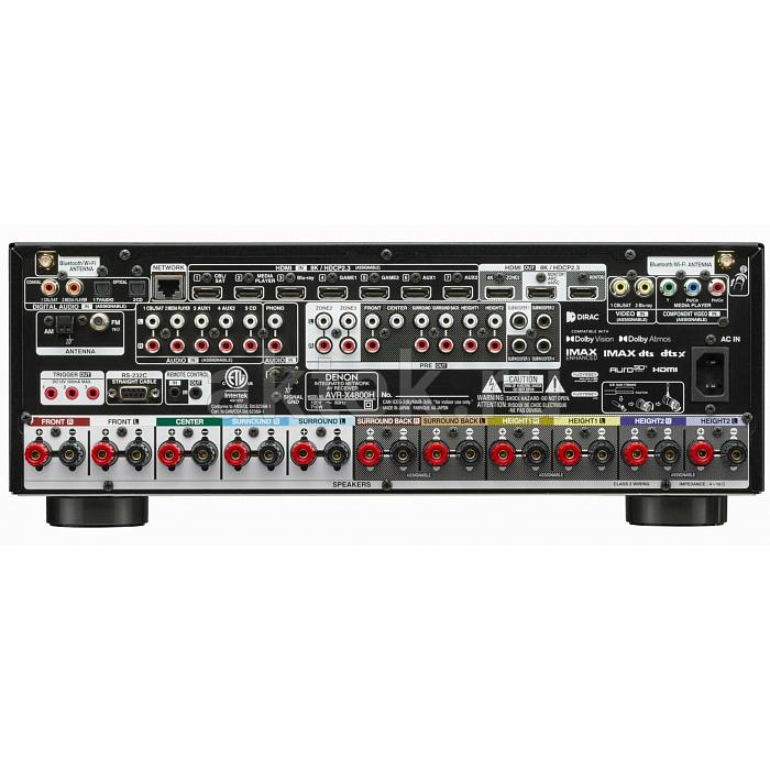 AV-усилитель DENON AVC-X4800H Black 2