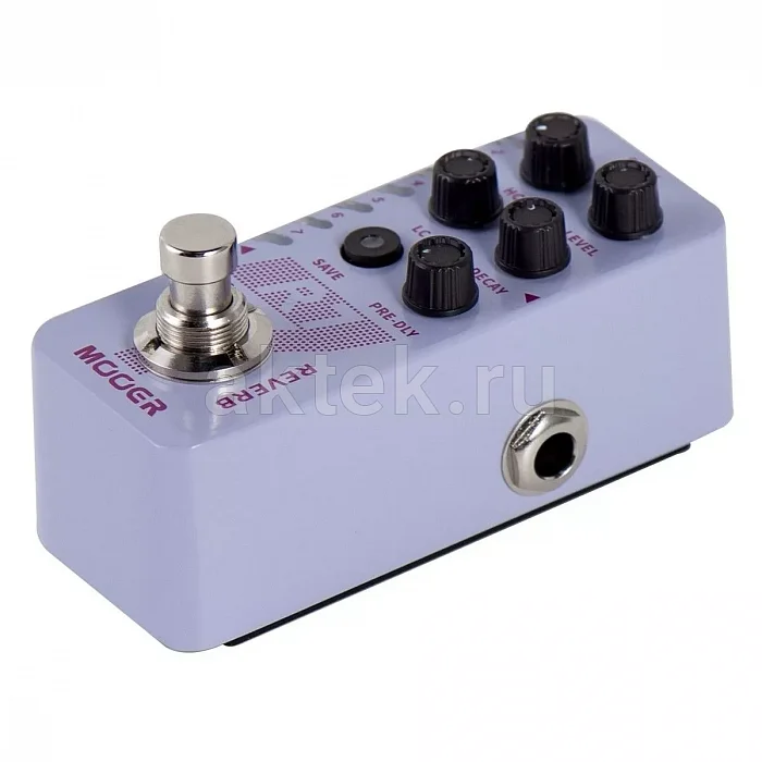 Mooer R7 Reverb цифровая педаль реверберации, семь алгоритмов 3