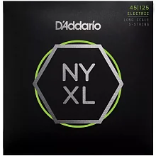 D'Addario NYXL45125 комплект струн, калибр 45-125, никелированная обмотка