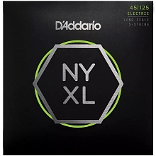 D'Addario NYXL45125 комплект струн, калибр 45-125, никелированная обмотка